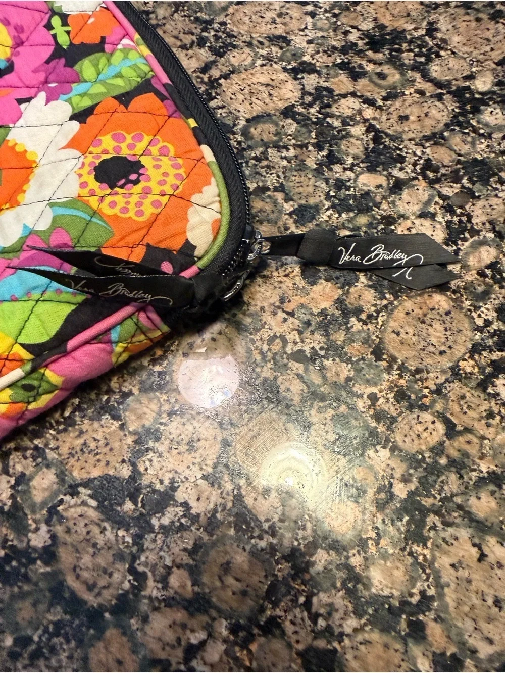 Vera Bradley Multicolor Floral Quilted Laptop Sleeve